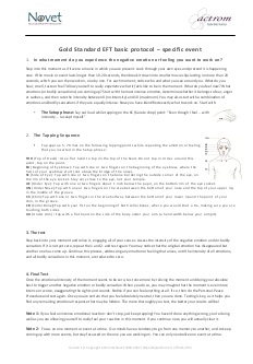 English EFT basic protocol